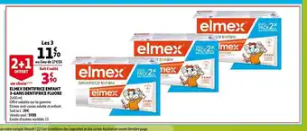 Auchan Elmex Dentifrice Enfant 3-6Ans Dentifrice Fluore aanbieding