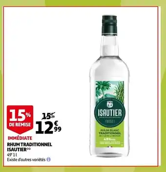 Auchan Immediate Rhum Traditionnel Isautier aanbieding