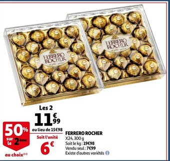 Auchan Ferrero Rocher aanbieding