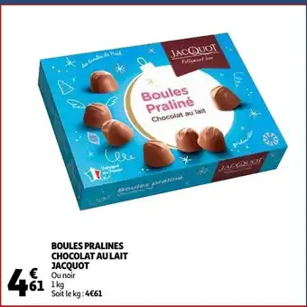 Boules Pralines Chocolat Au Lait Jacquot 1kg