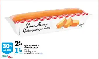Auchan Quatre-Quarts Bonne Maman 500g aanbieding