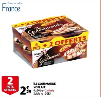 Auchan Ile Gourmande Yoplait aanbieding