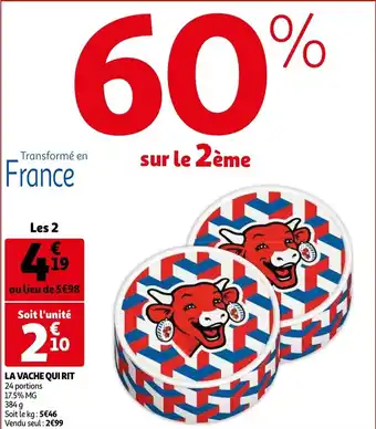 Auchan La Vachie Qui rit 384g aanbieding