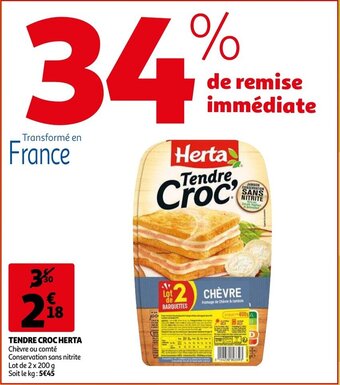 Auchan Tendre Croc Herta aanbieding
