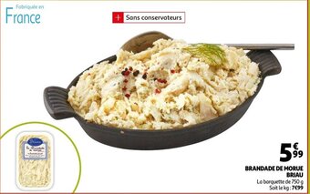 Auchan Brandade de Morue Briau 750g aanbieding