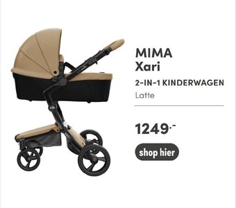 Baby & Tiener Mima Xari 2-in-1 Kinderwagen aanbieding