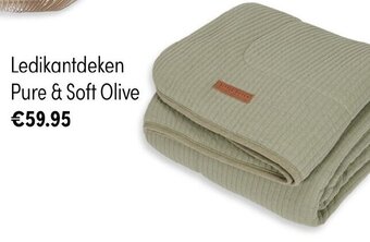 Ledikantdeken Pure & Soft Olive