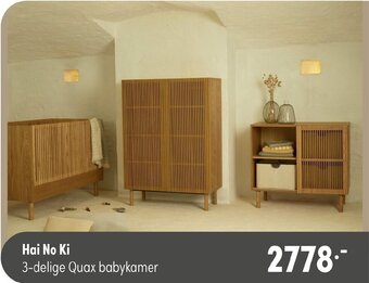 Baby & Tiener Hai No Ki 3-delige Quax babykamer aanbieding