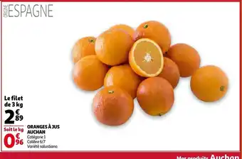 Auchan Orange A Jus Auchan 3kg aanbieding