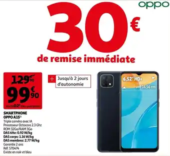 Auchan Smartphone OPPO A15 aanbieding