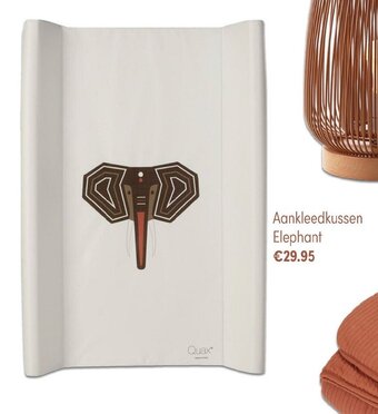 Aankleedkussen Elephant