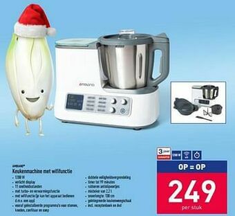 Ambiano keukenmachine met wififunctie