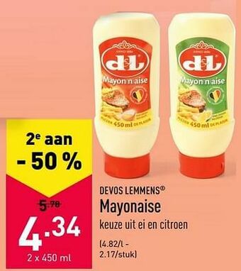 ALDI Mayonaise aanbieding