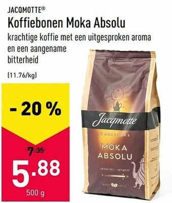 ALDI Koffiebonen moka absolu aanbieding
