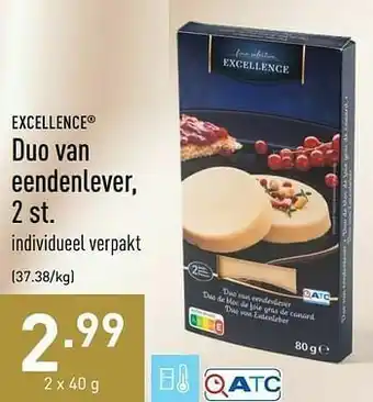 ALDI Duo van eendenlever aanbieding