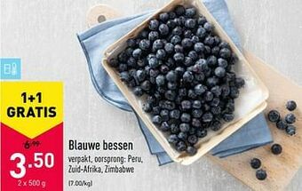ALDI Blauwe bessen aanbieding