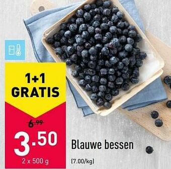 ALDI Blauwe bessen aanbieding