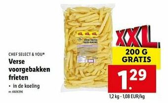 Lidl Verse voorgebakken frieten aanbieding