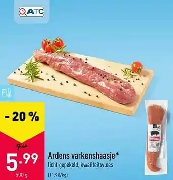 ALDI Ardens varkenshaasje aanbieding