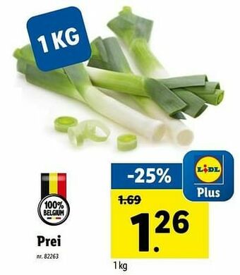 Lidl Prei aanbieding