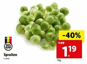 Lidl Spruiten aanbieding