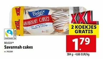 Lidl Savannah cakes aanbieding