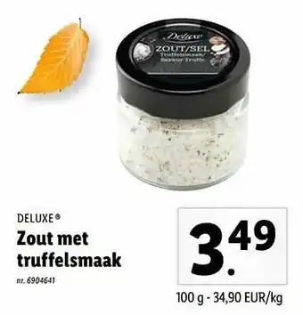 Lidl Zout met truffelsmaak aanbieding