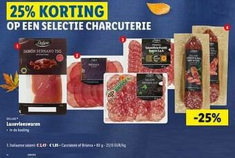 Lidl Italiaanse salami aanbieding