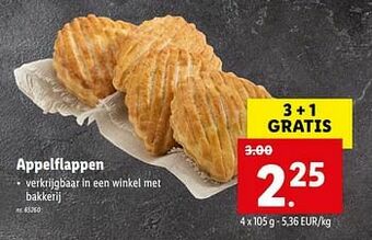 Lidl Appelflappen aanbieding