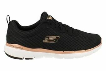 Berca Shoes Skechers Sneaker Laag Dames - Zwart aanbieding