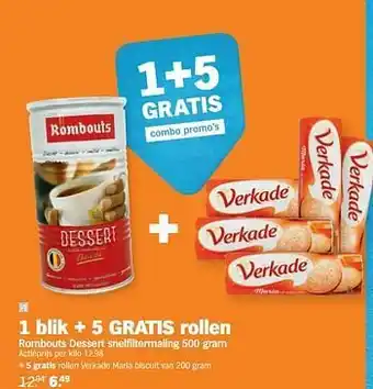 Rombouts dessert snelfiltermaling