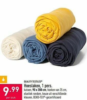 ALDI Hoeslaken aanbieding