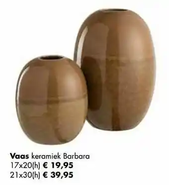 Europoint Vaas keramiek barbara aanbieding