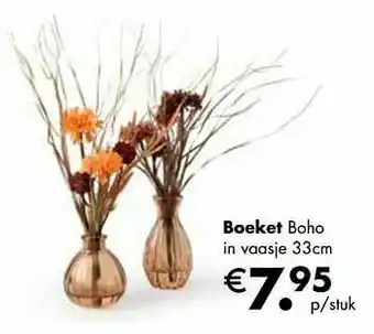 Boeket boho in vaasje