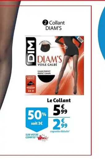 Collant Diams DIM Voile Galbe, 22D