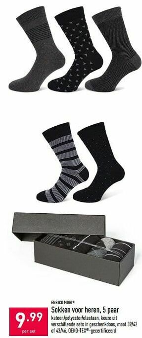 ALDI Sokken voor heren aanbieding