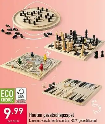 ALDI Houten gezelschapsspel aanbieding