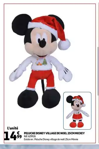 Auchan Peluce Disney Village De Noel 25cm Mickey aanbieding