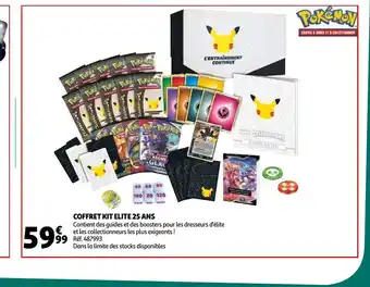 Auchan Coffret Kit Elite 25 Ans aanbieding