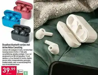 ALDI Draadloze bluetooth-oortjes met active noise cancelling aanbieding