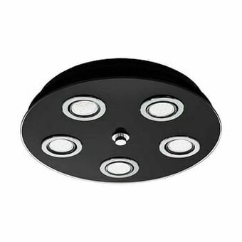 Zelfbouwmarkt Plafonnier Rond Zwart 5xgu10 Led Lamp 3w 240 Lumen aanbieding