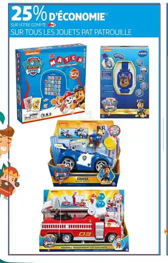 Auchan D'Economie Sur Tous Les Jouets Pat Patrouille aanbieding