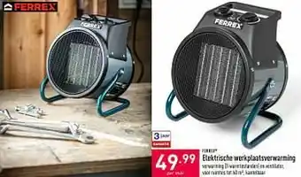 ALDI Elektrische werkplaatsverwarming aanbieding