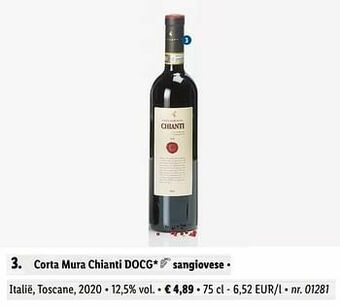 Lidl Corta mura chianti docg aanbieding