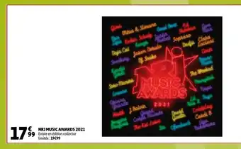 Auchan NRJ Music Awards 2021 aanbieding