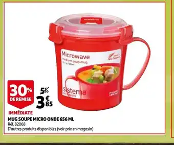 Auchan Immediate Micro Onde 656 ML aanbieding
