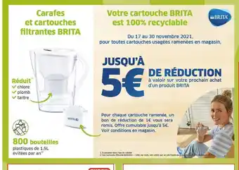 Carafes Et Cartouches Filtrantes Brita