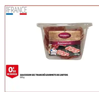 Saucisson Sec Tranche Gourmets De L'artois 100g