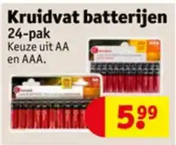 Kruidvat Kruidvat batterijen aanbieding