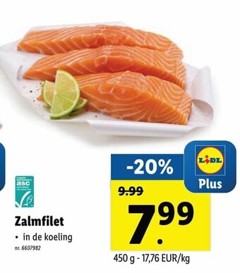 Lidl Zalmfilet aanbieding